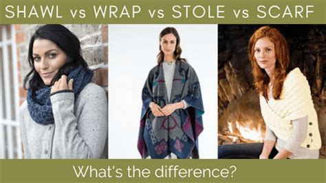 stole vs shawl.